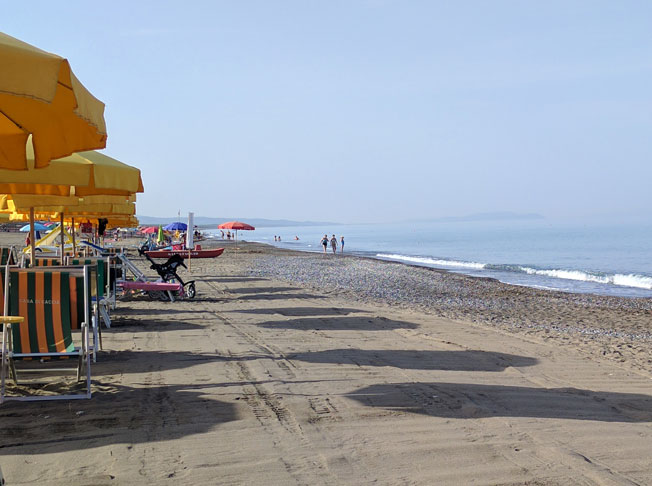 Sandstrand von Marina di Bibbona